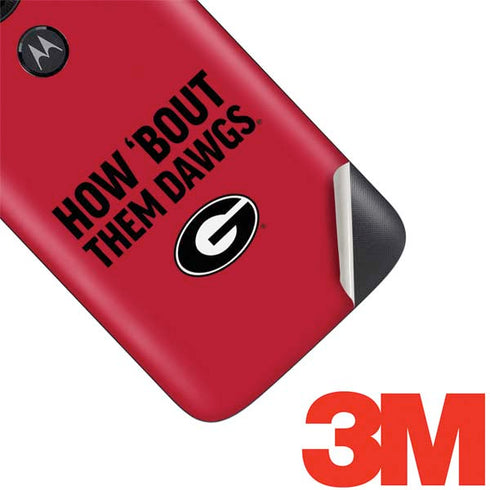 University of Georgia How Bout Them Dawgs Moto E5 Play Skin